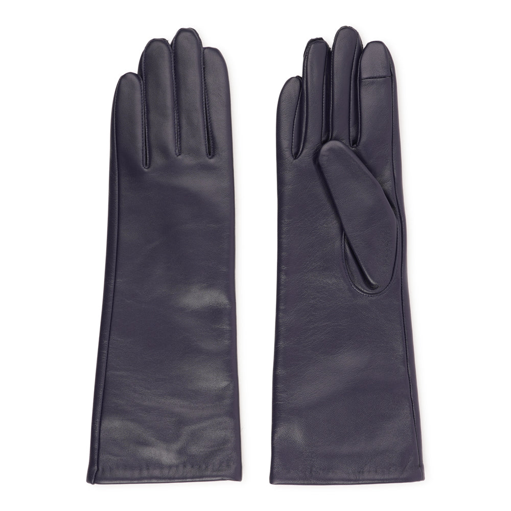 Lovelies Studio - The Bargia gloves are crafted from soft, supple leather and lined with luxurious cashmere for exceptional warmth and comfort. Designed with a feminine silhouette, they combine elegance and practicality in one timeless piece. Perfect for elevating your winter wardrobe, these gloves bring a refined finishing touch to any cold-weather outfit.