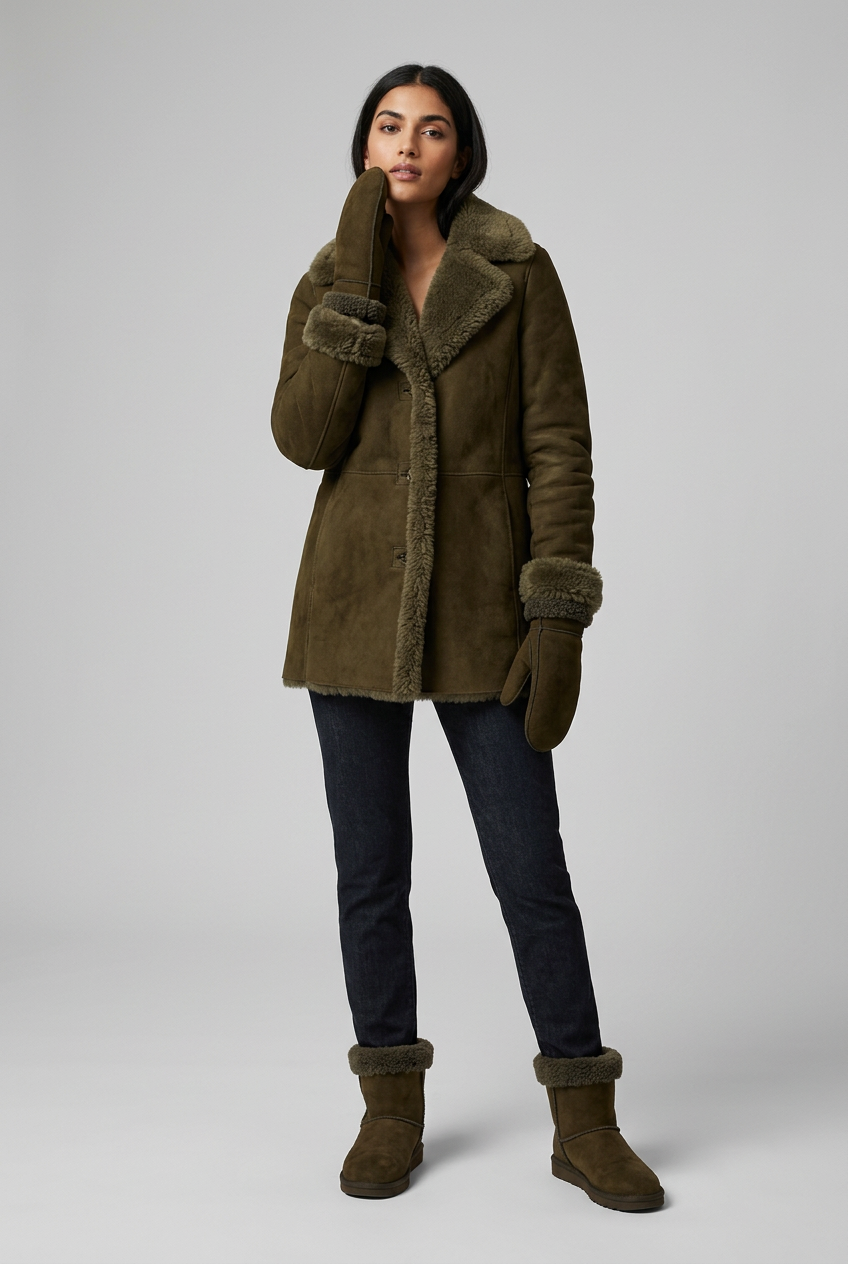 Belukta - Shearling mittens