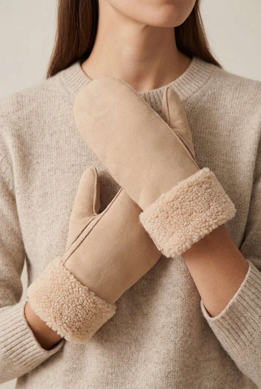 Belukta - Shearling mittens