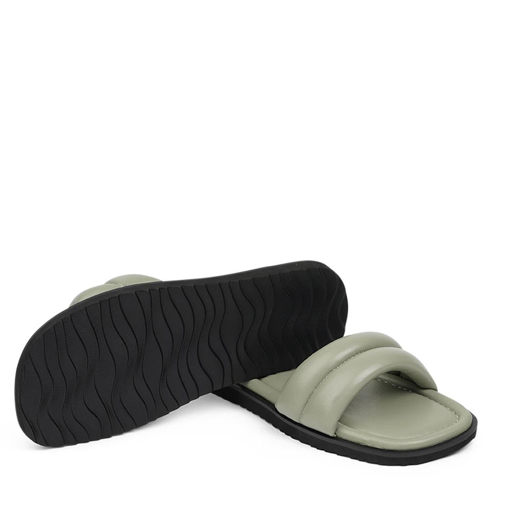 Lovelies Studio - Denmark - Introducing our luxurious soft nappa leather sandals, designed with your comfort and style in mind. Style Bissi in Seagreen
