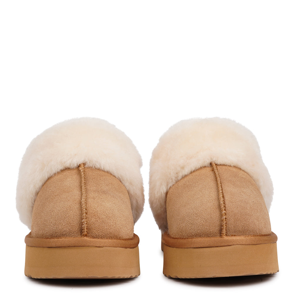 Lovelies Studio - Wrap your feet in pure comfort with Lovelies’ shearling mules — a perfect balance of warmth, softness, and timeless style. Crafted from plush natural shearling and set on durable, flexible soles, they’re designed to keep your feet snug and supported through every season.
At first wear, they may feel slightly snug across the toes and instep. Don’t worry -the natural wool will soon soften and gently mould to your feet, creating a personalised and perfectly comfortable fit.