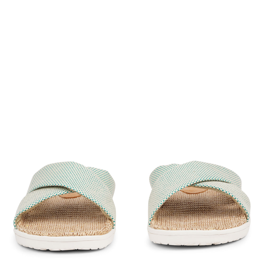 Lovelies Studio - Indulge in the delicate femininity of the two puffy cotton straps that not only provide a secure hold but also add a touch of elegance to your ensemble. Whether you're hitting the beach or attending a summer party, the Cala Carbo sandals effortlessly transition from day to night, allowing you to style them up or down as desired.