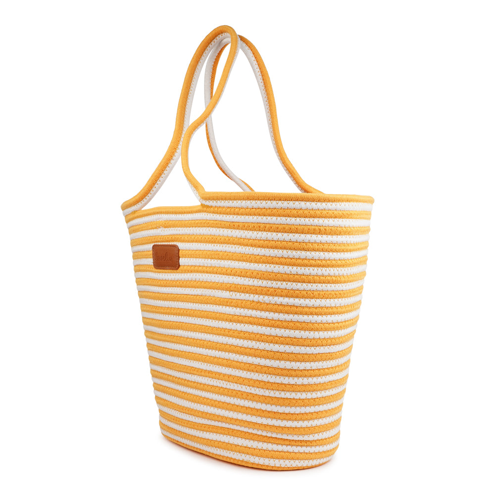 Capri Striped Cotton Tote
Turn heads this summer with the Capri Tote, a stylish and practical bag designed for sunny days. Perfect for the beach, market visits, or weekend outings, it combines a classic striped look with effortless functionality.
Available in three beautiful stripe color combinations, Capri lets you choose the perfect match for your summer style. Spacious and lightweight, it easily carries all your daily essentials while adding a fresh seasonal touch to your outfit.
