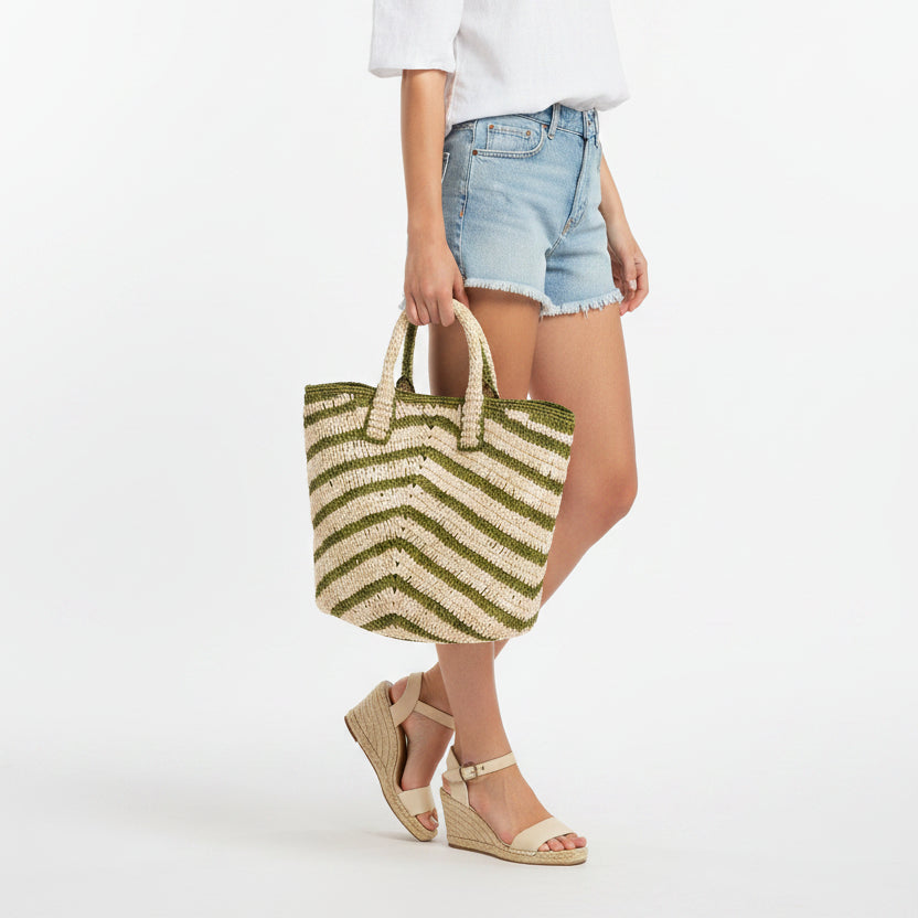 Cavone - Crochet raffia bag