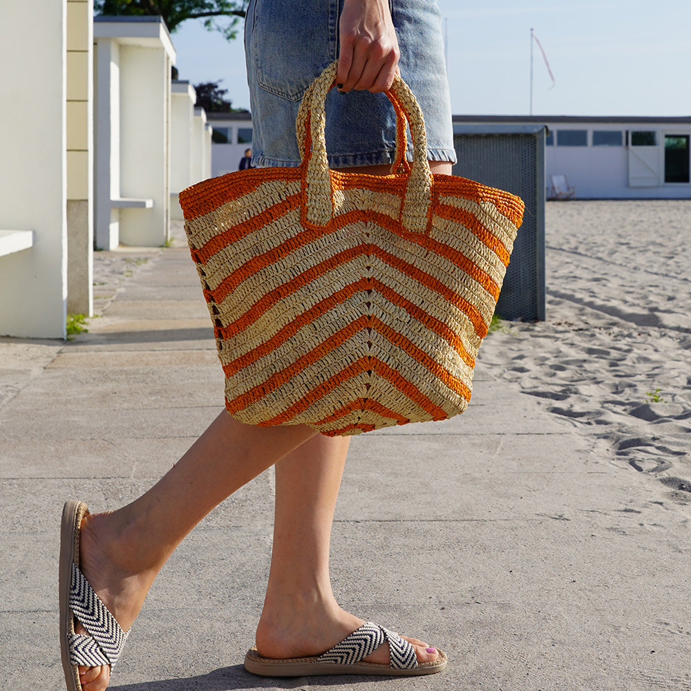 Cavone - Crochet raffia bag