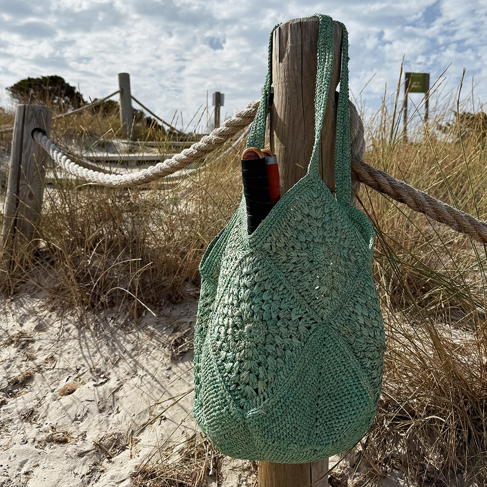 Cenzina - Crochet raffia bag