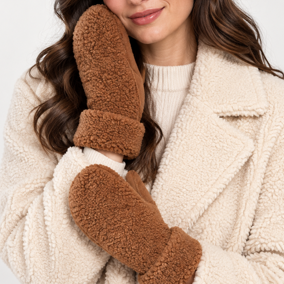 Colon - Shearling mittens