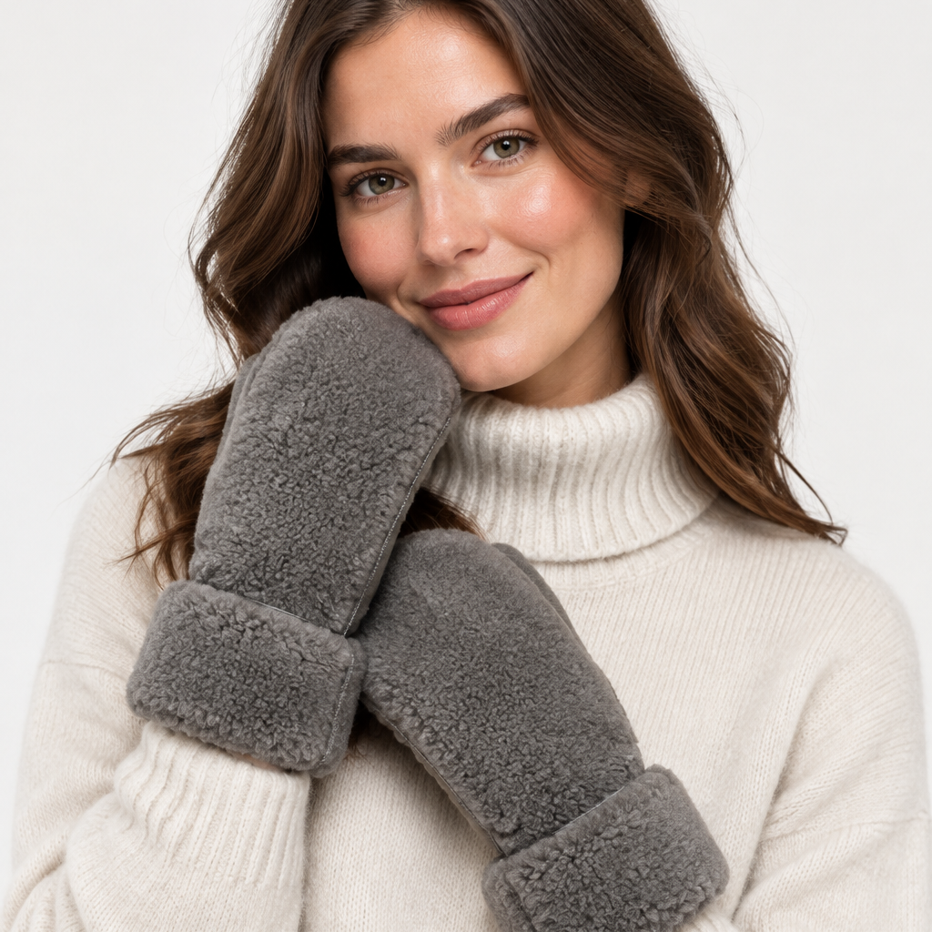 Colon - Shearling mittens