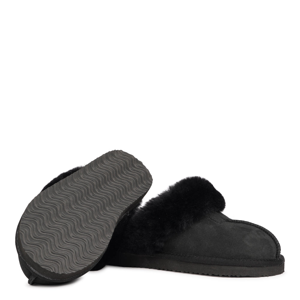 Lovelie, Wrap your feet in ultimate comfort with Lovelies shearling slippers — the perfect blend of warmth, softness, and timeless design. Crafted with plush shearling and durable, flexible soles, these slippers are made to keep your feet snug and supported, season after season.
When you first slip them on, they may feel a little snug across the toes and instep. Don’t worry within an hour or so, the natural wool will gently bed down and mould perfectly to the shape of your feet, creating a personalised fit.