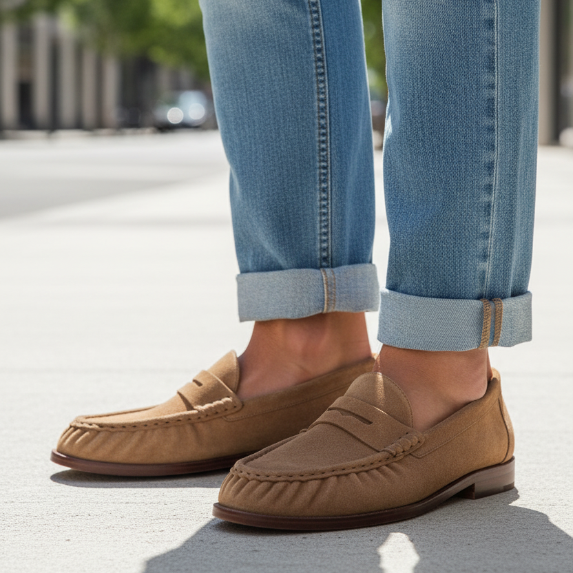 Corleone- Italien suede Loafer
