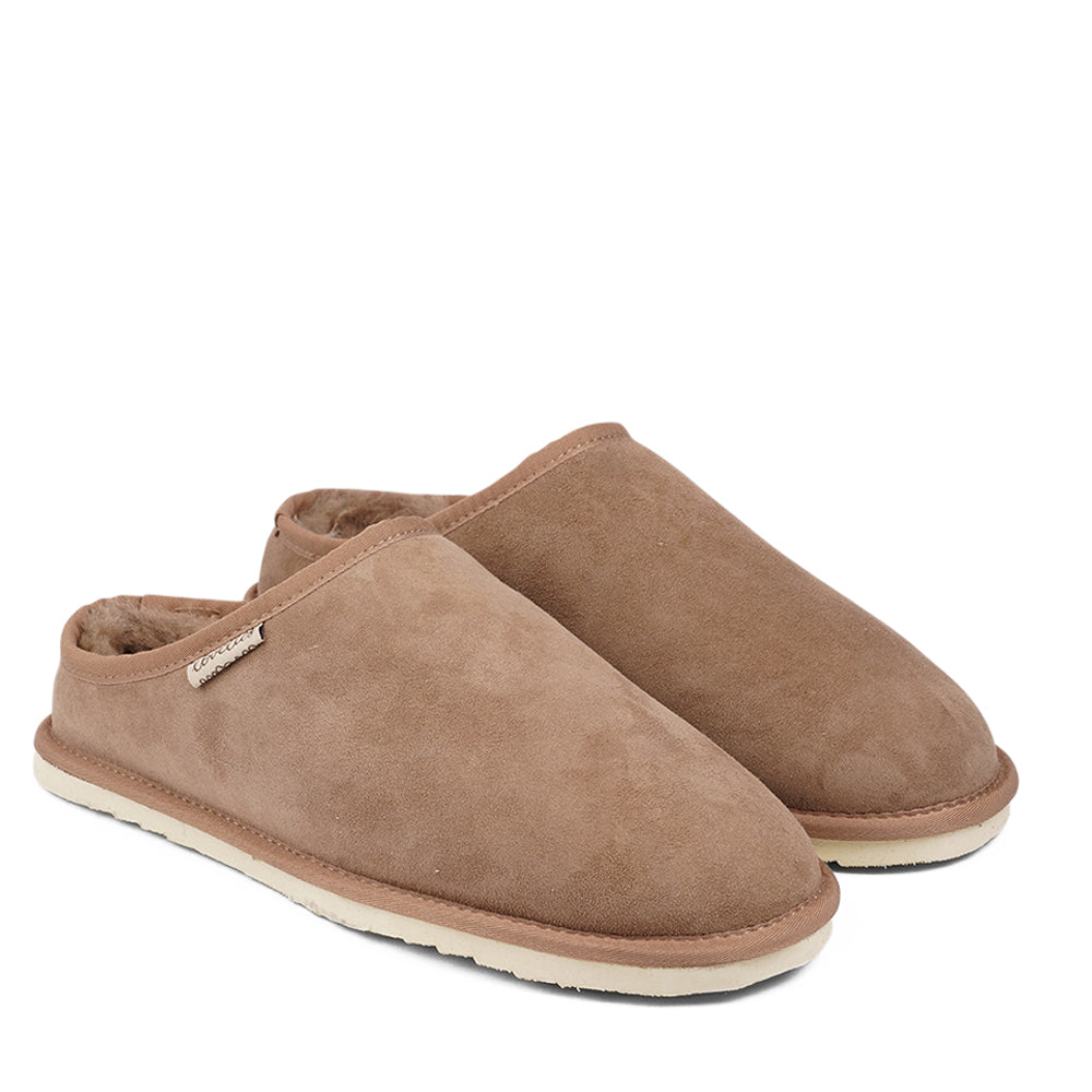 Darwin Shearling - Open Slippers with Shearling fur Lining