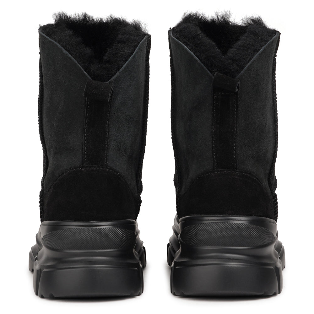 Debellis- High Shearling boots