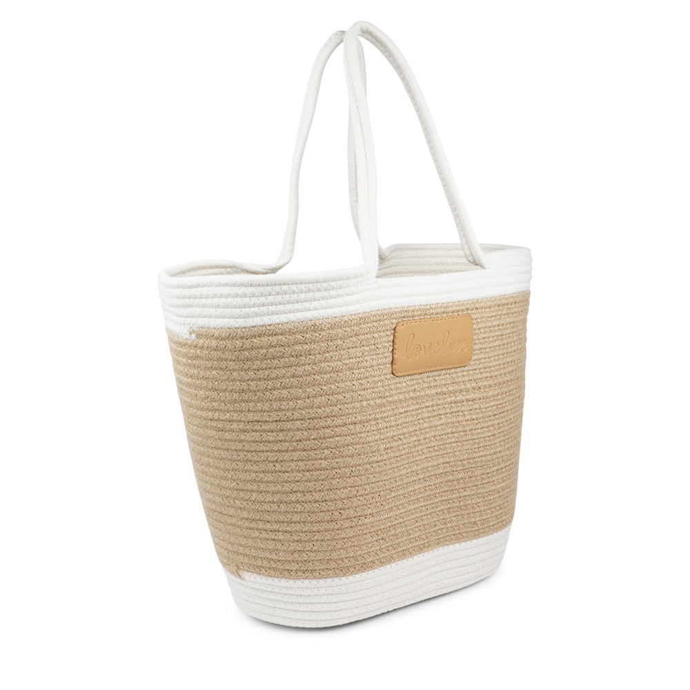 Lovelies Studio - Danish Design - For those cheerful springdays and warm sunny summerdays all you need is a gorgeous beach bag.  Lovelies has made an elegant one in cotton and recycled polyester and it comes in 8 beautiful colours.    Whether you’re off to a picnic, shopping or a lazy day at the beach, a Lovelies beach bag will be your all-time favourite companion.