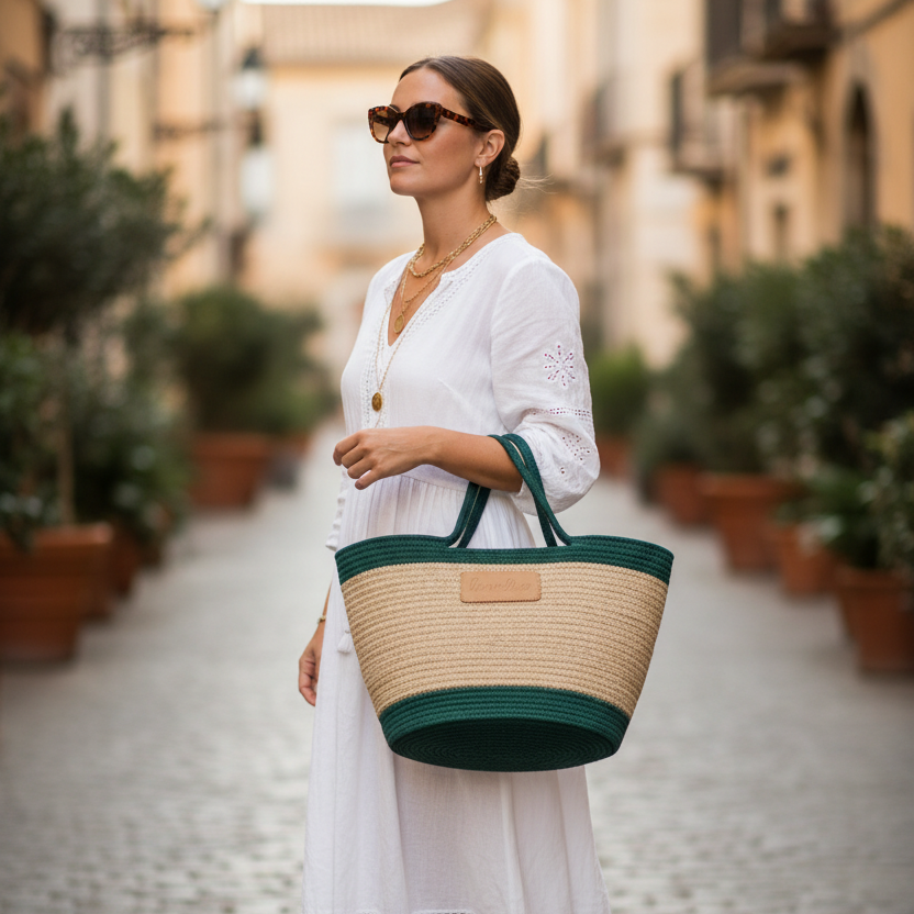 Flamencos - Beach bag - Medium