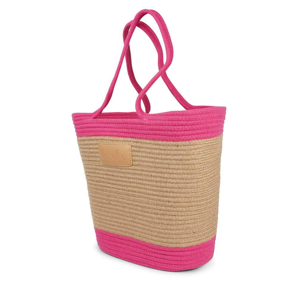 Crafted with care and attention to detail, our Lovelies beach bag is your ultimate companion for any occasion. Whether you're going on a picnic, embarking on a shopping spree, or simply enjoying a lazy day at the beach, this bag has got you covered. Its spacious interior provides ample room for all your essentials, ensuring that you can carry everything you need in style and convenience.
At Lovelies, we prioritize both style and sustainability. That's why our Flamencos beach bag is made from a blend of cot