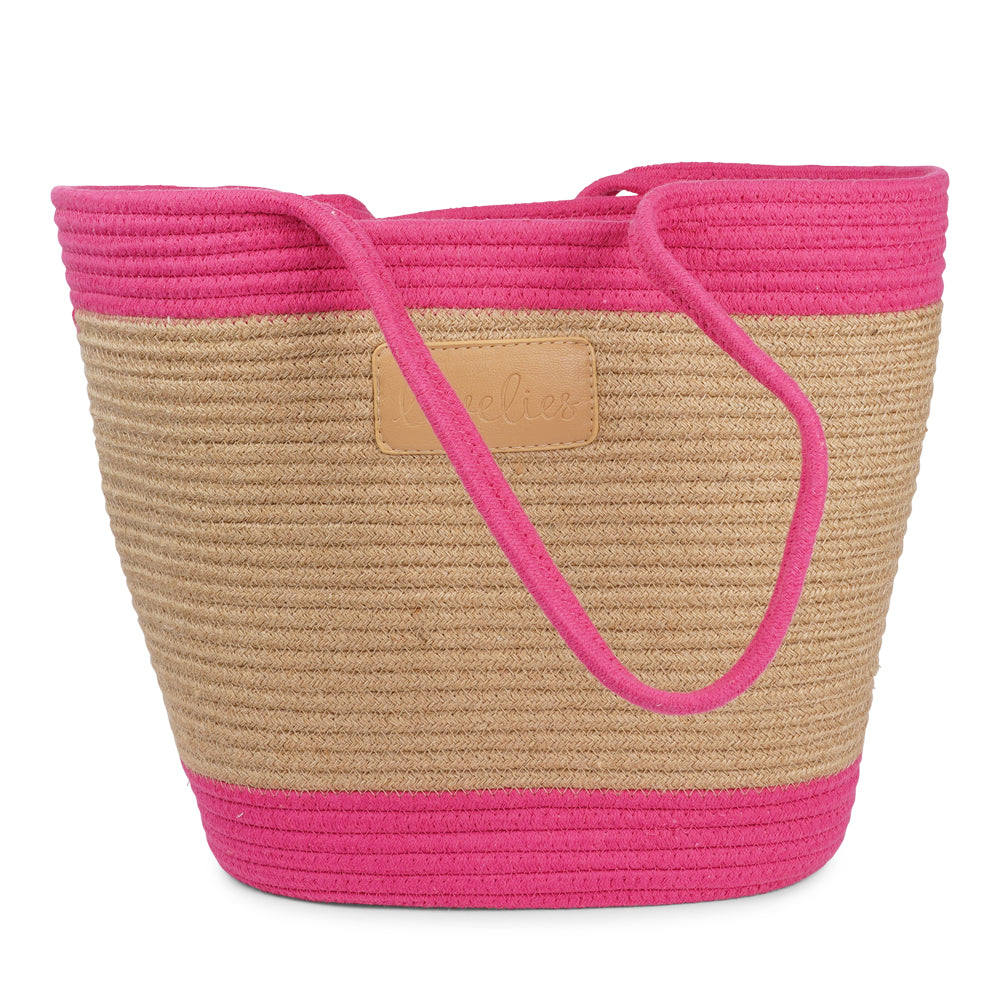 Crafted with care and attention to detail, our Lovelies beach bag is your ultimate companion for any occasion. Whether you're going on a picnic, embarking on a shopping spree, or simply enjoying a lazy day at the beach, this bag has got you covered. Its spacious interior provides ample room for all your essentials, ensuring that you can carry everything you need in style and convenience.
At Lovelies, we prioritize both style and sustainability. That's why our Flamencos beach bag is made from a blend of cot