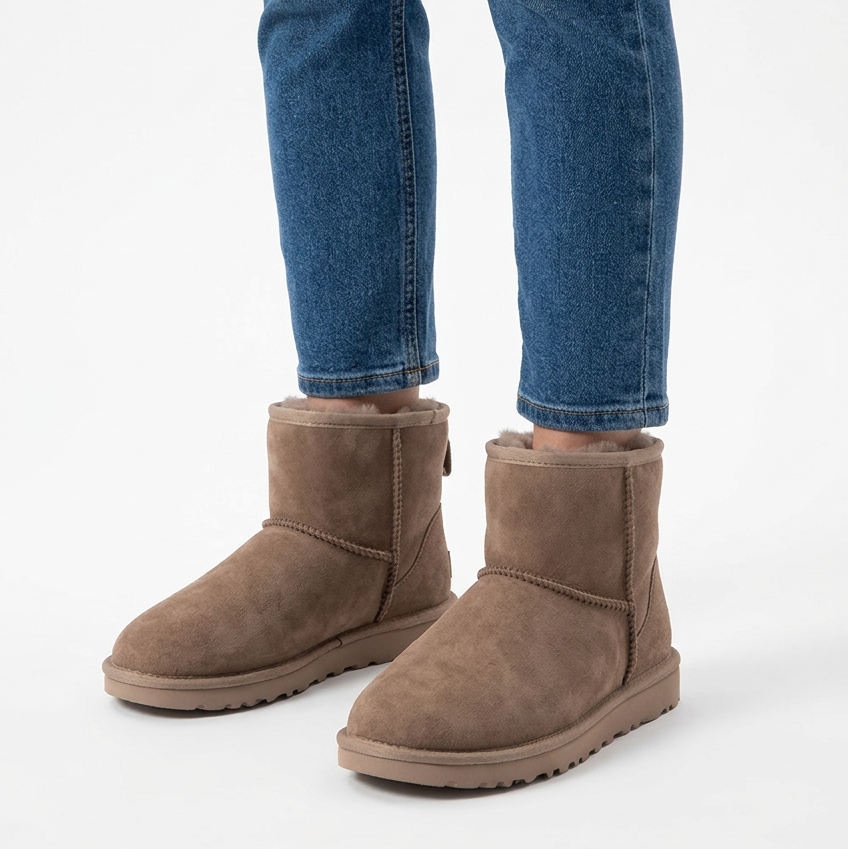 Gower - Høj shearling-støvle