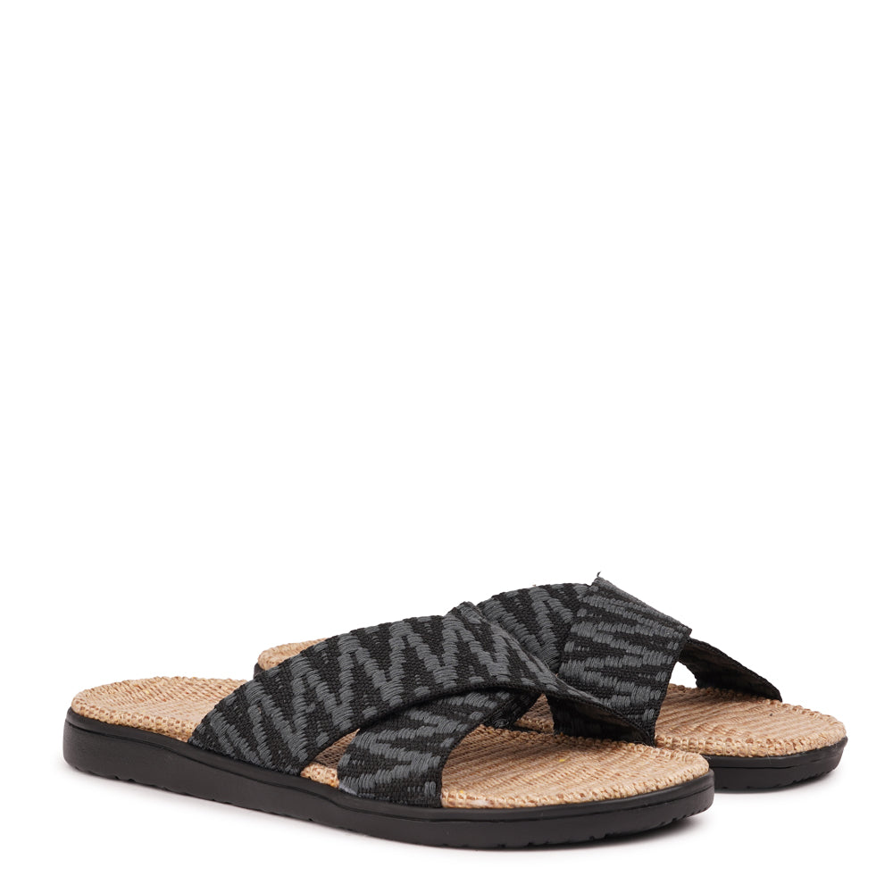 Lovelies Studio - The casual Harmal sandal, a tribute to the breathtaking beach in North Goa that inspires its name.
Step into comfort and style with its unique design, featuring double-layered soft and durable rubber soles. The mid-sole, adorned with natural jute, adds a touch of eco-friendly elegance. Embrace both fashion and comfort as you stroll, thanks to the wide cotton straps intricately woven with captivating patterns, available in a spectrum of colors.