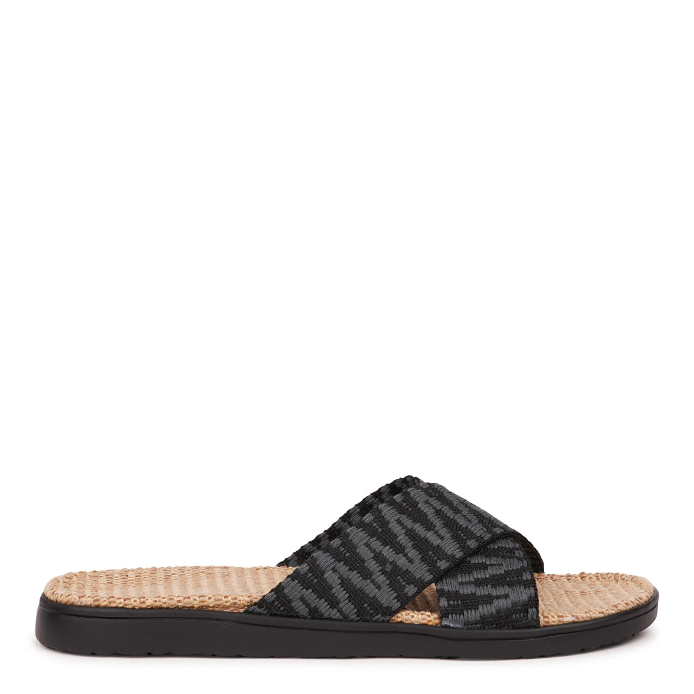 Lovelies Studio - The casual Harmal sandal, a tribute to the breathtaking beach in North Goa that inspires its name.
Step into comfort and style with its unique design, featuring double-layered soft and durable rubber soles. The mid-sole, adorned with natural jute, adds a touch of eco-friendly elegance. Embrace both fashion and comfort as you stroll, thanks to the wide cotton straps intricately woven with captivating patterns, available in a spectrum of colors.