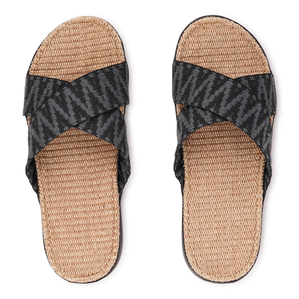 Lovelies Studio - The casual Harmal sandal, a tribute to the breathtaking beach in North Goa that inspires its name.
Step into comfort and style with its unique design, featuring double-layered soft and durable rubber soles. The mid-sole, adorned with natural jute, adds a touch of eco-friendly elegance. Embrace both fashion and comfort as you stroll, thanks to the wide cotton straps intricately woven with captivating patterns, available in a spectrum of colors.