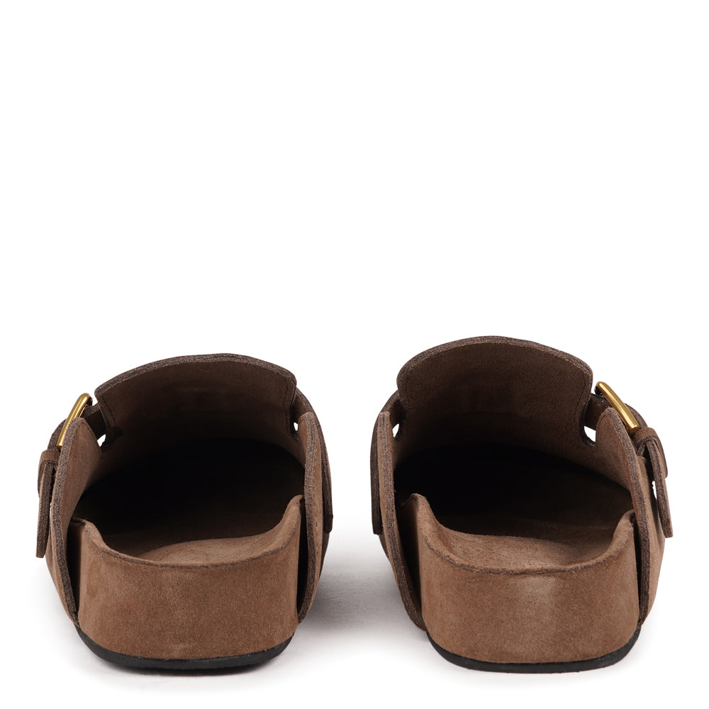 Step into effortless style and all-day comfort with our Kamakura Mules – designed for those who value quality, durability, and a flawless fit. These refined slip-ons combine premium materials with thoughtful construction, making them your go-to choice for both everyday wear and relaxed sophistication.
Built on a durable rubber outsole for long-lasting wear and reliable grip, the Kamakura Mules feature a soft, suede-covered PU midsole that cushions your step and naturally adapts to your foot’s shape over ti