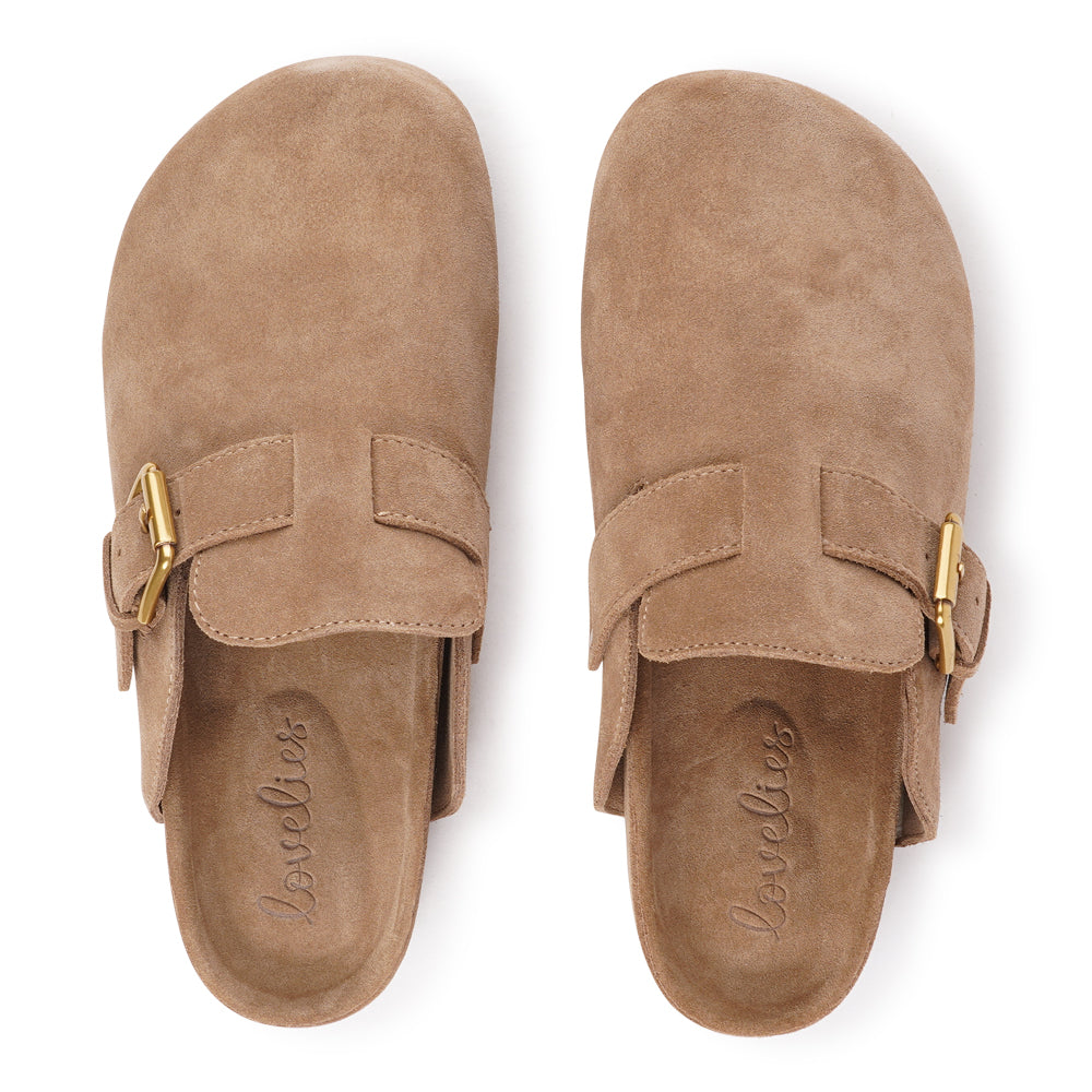 Step into effortless style and all-day comfort with our Kamakura Mules – designed for those who value quality, durability, and a flawless fit. These refined slip-ons combine premium materials with thoughtful construction, making them your go-to choice for both everyday wear and relaxed sophistication.
Built on a durable rubber outsole for long-lasting wear and reliable grip, the Kamakura Mules feature a soft, suede-covered PU midsole that cushions your step and naturally adapts to your foot’s shape over ti