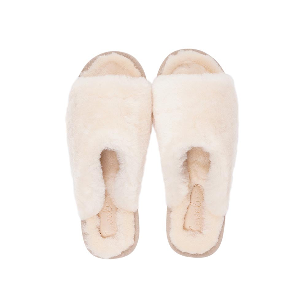 Lovelies shearling slippers are the essence of comfortability. When you’re in the need of surrounding your feet in soft and warm slippers, Lovelies shearling slippers are the answer. With soft and durable soles warm shearling and a gorgeous design, you’ll never want to wear any other home-shoe to make you feel at ease.