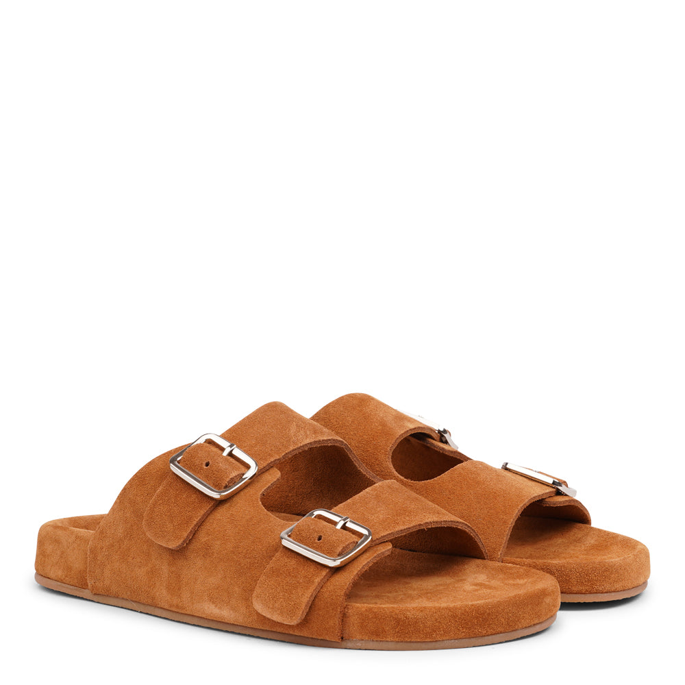 Lovelies Studio Denmark -  These soft suede leather sandals come with adjustable straps and a full suede covered midsole for the best fit and comfort. th its delicate and soft fabrics, you feel at ease and elegant at the same time. The easy to-go sandals will fit to your feminine dress or your summer jeans.