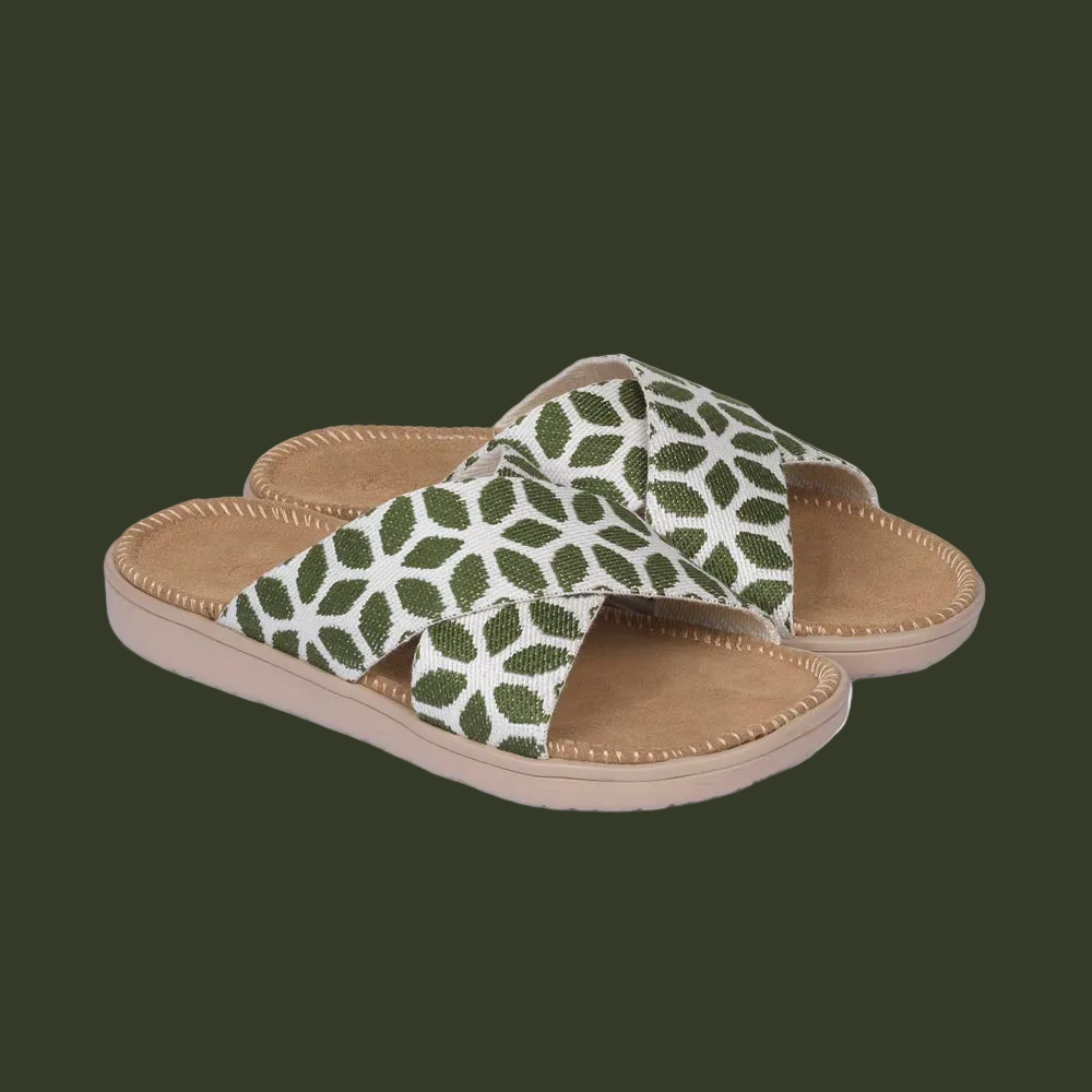 Little Mirissa - Suede sole & woven straps