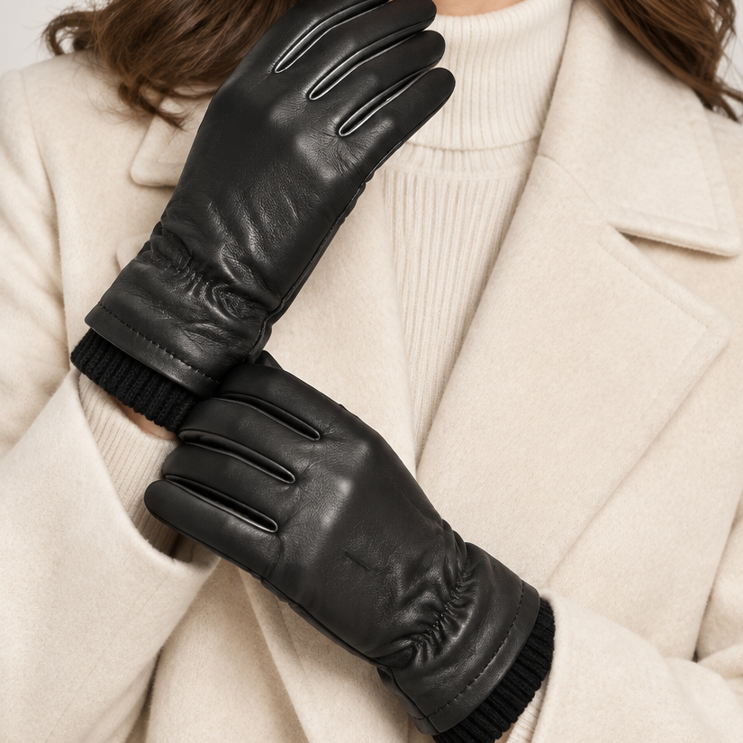 Lodi - Gloves with Knit Cuff & Cashmere Lining