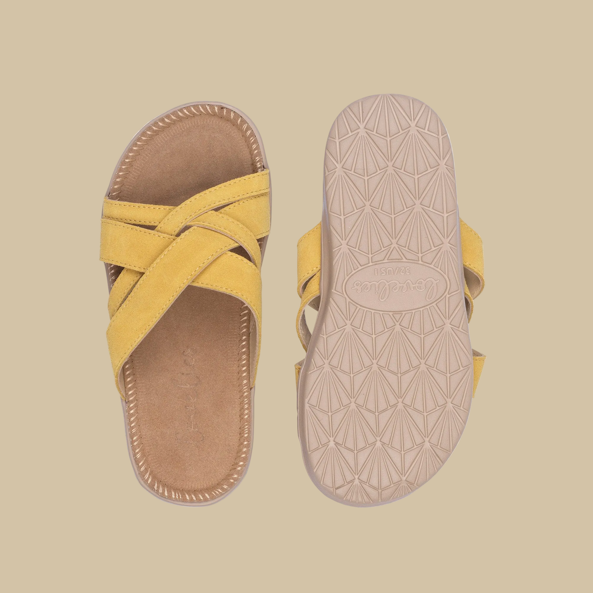Little Sa Trinxa - Suede sole & suede straps
