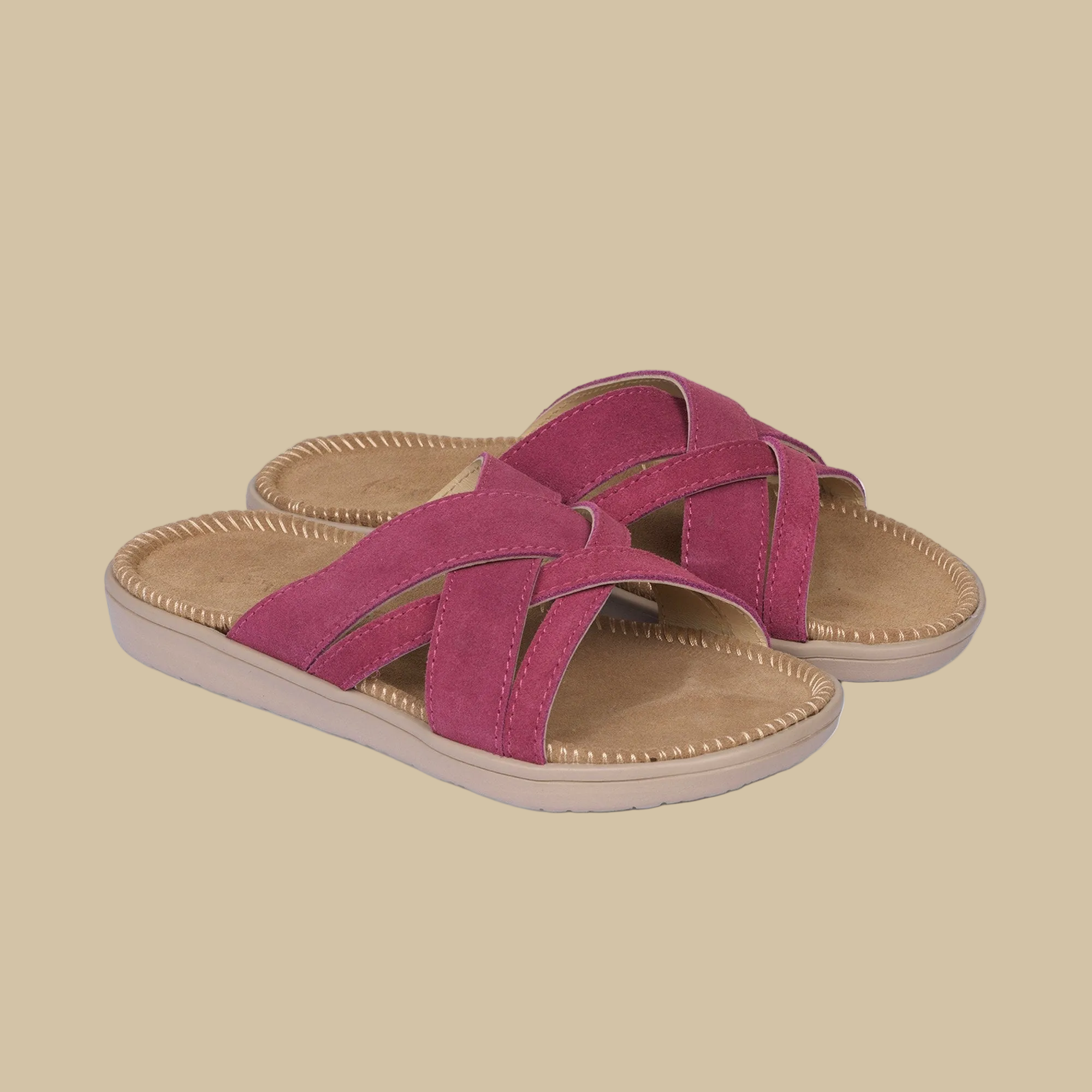 Little Sa Trinxa - Suede sole & suede straps