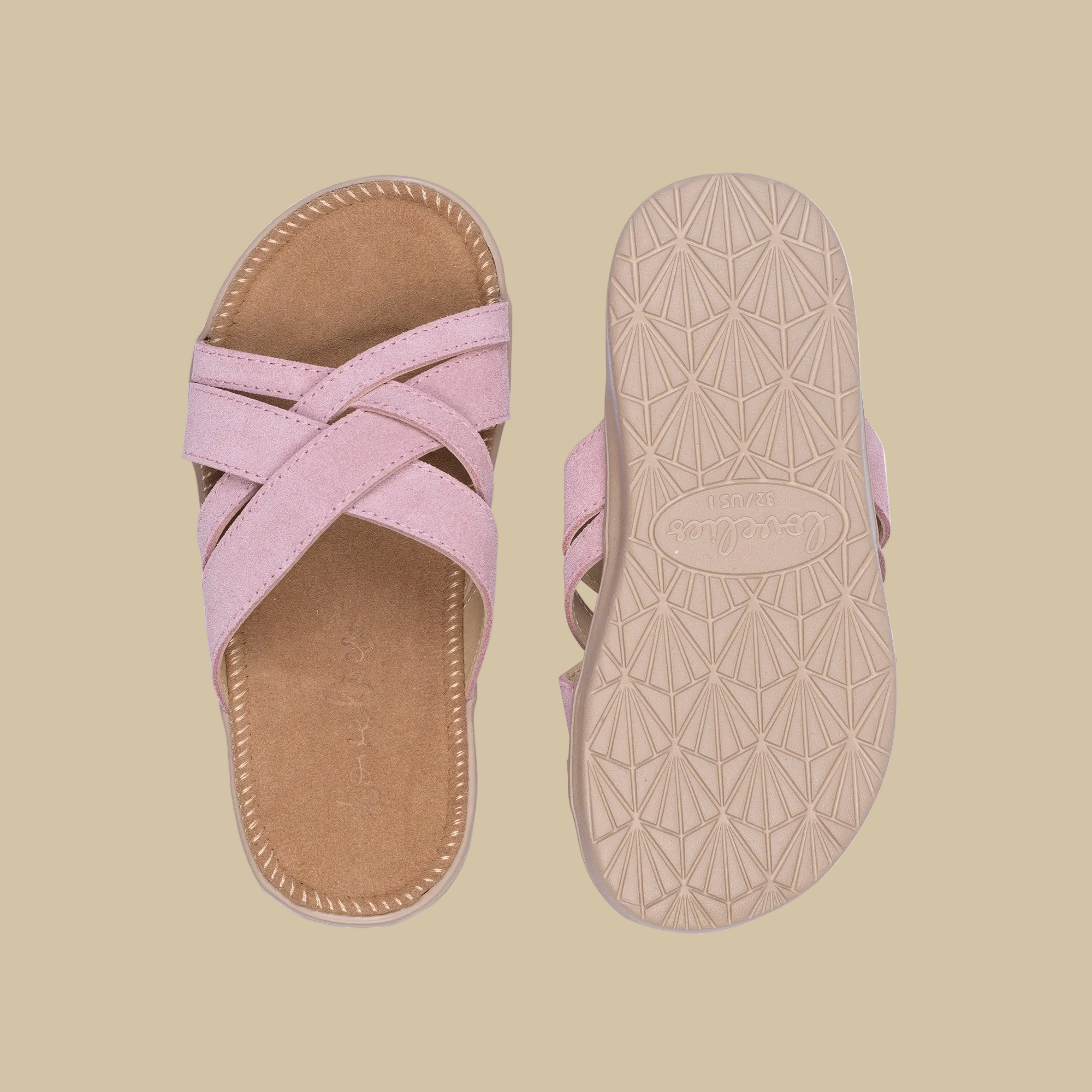Little Sa Trinxa - Suede sole & suede straps