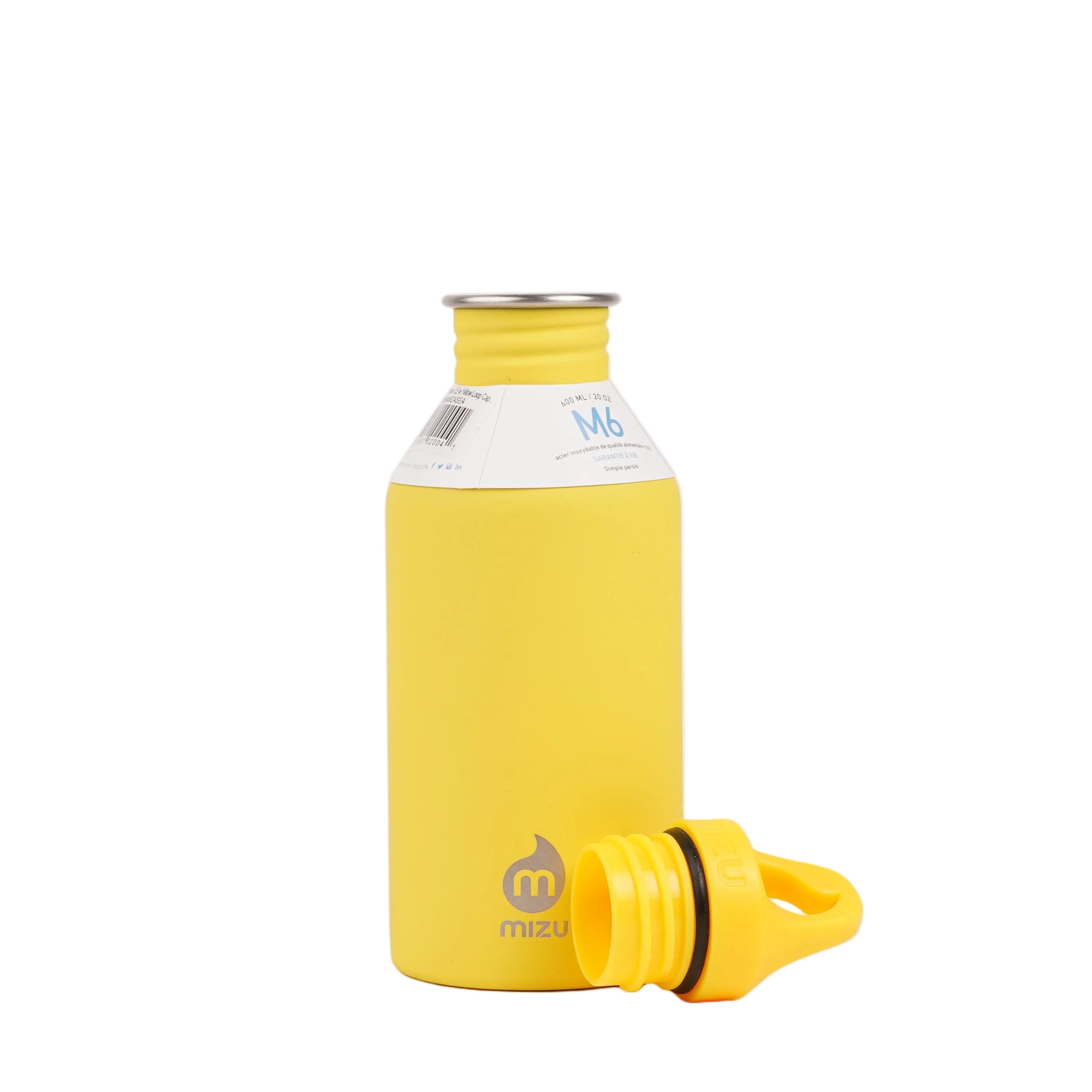 A lightweight 600 ml single-wall stainless steel bottle featuring a matching color loop cap. Clean design, practical size, and made for everyday use.
The M6 bottle from Mizu fits perfectly in your car’s cup holder or your sports bag, making it an easy companion for work, travel, and training.
Details:
Insulated: No (single wall)
Material: 18/8 stainless steel, BPA free
Volume: 600 ml / 20 oz
Height: 215 mm
Diameter: 70 mm
Weight: 180 g
Fits in cup holder: Yes