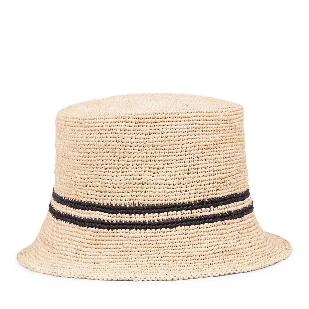 Lovelies Studio - <p>Made from raffia, a natural fiber renowned for its durability and flexibility, the Marconi bucket hat is not only stylish but also eco-friendly. The raffia is carefully colored by hand using traditional methods and left to dry naturally in the warm sun, ensuring minimal environmental impact.</p> <p> </p>