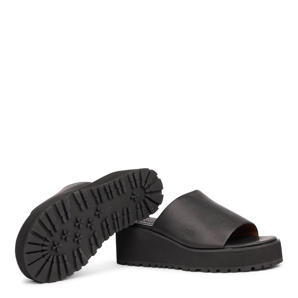 Marinella - High leather sandal