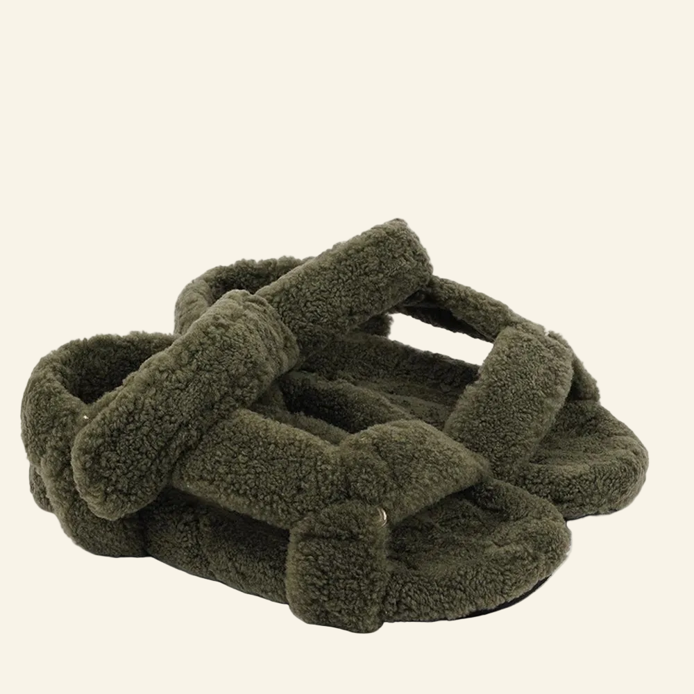 Molina - Shearling trekking Sandal