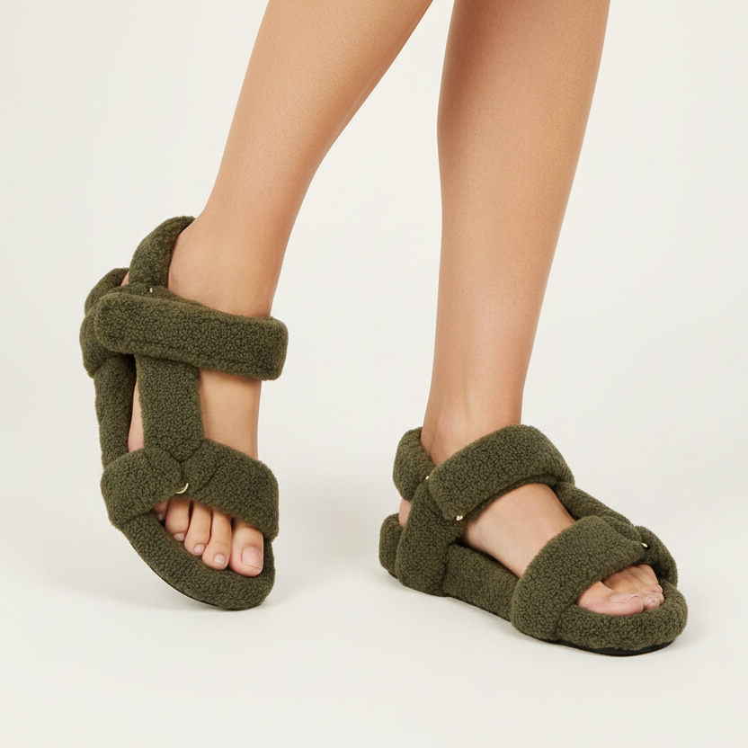 Molina - Shearling trekking Sandal