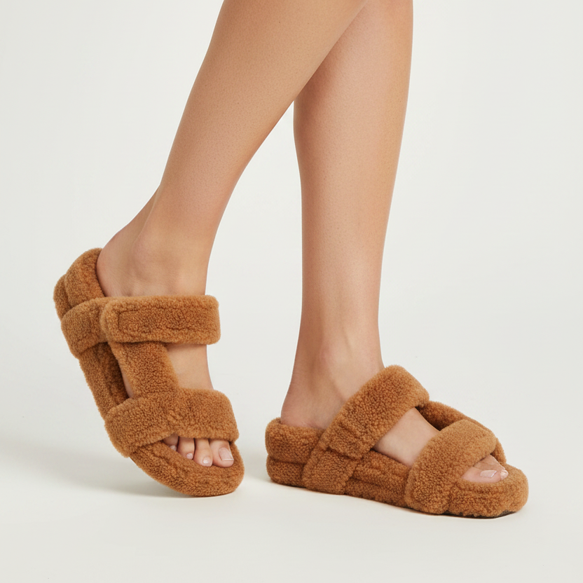 Molina - Shearling trekking Sandal