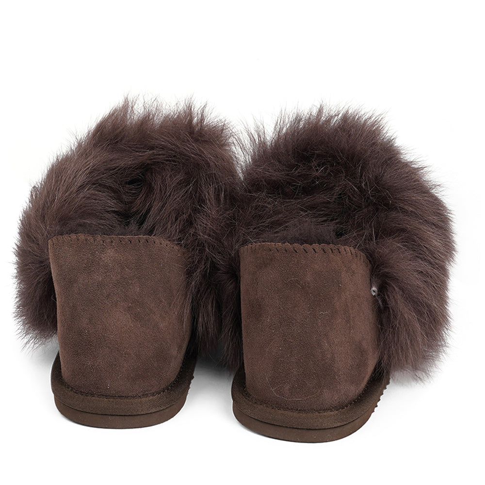 Lovelies - Lovelies shearling slippers are the essence of comfortability. When you’re in the need of surrounding your feet in soft and warm slippers, Lovelies shearling slippers are the answer. With soft and durable soles, warm shearling and a gorgeous design, you’ll never want to wear any other home-shoe to make you feel at ease.