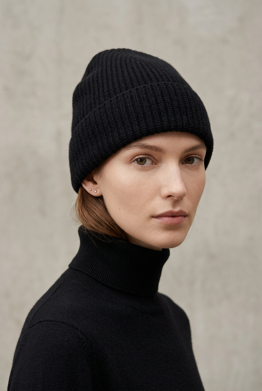 Muttler - Knitted cashmere beanie
