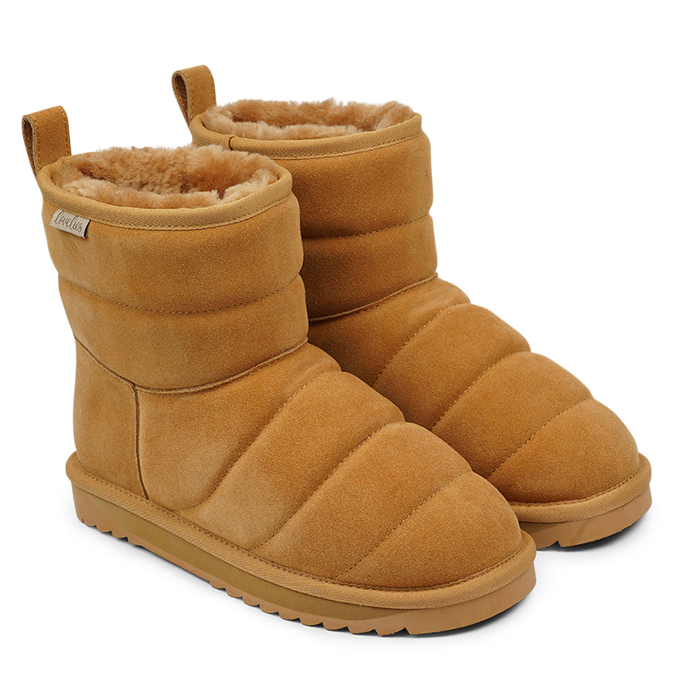 Lovelies -Nebo shearling boots - Crafted with both comfort and durability in mind, Nebo boasts a soft and resilient rubber sole that's perfect for tackling wintery conditions. And let's not forget the exquisite design that complements your style effortlessly, ensuring you're fashionably prepared for the season ahead.