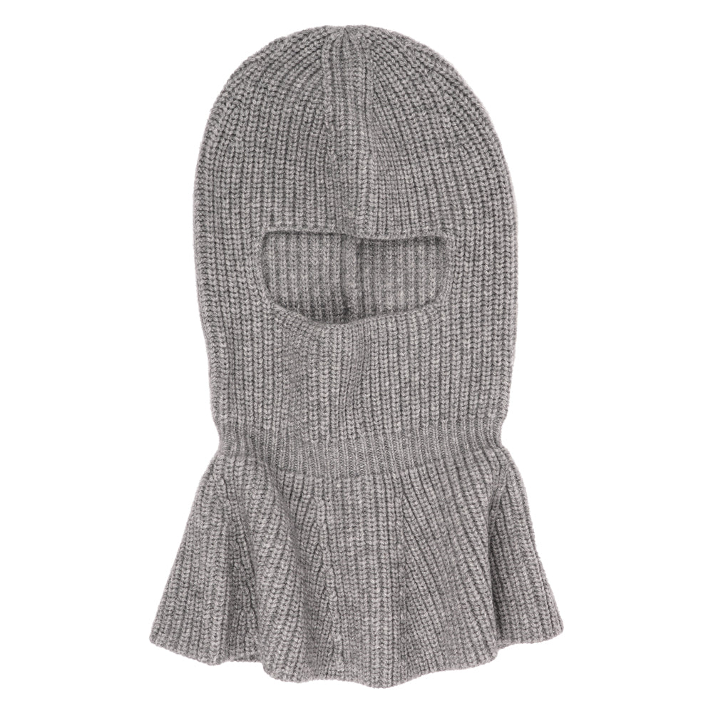 A masterful blend of 70% fine wool and 30% cashmere, this exceptional accessory seamlessly marries warmth with luxury. Immerse yourself in the sumptuously soft texture and exquisite craftsmanship that define this balaclava.  Elevate your style while embracing unparalleled comfort – a must-have addition to your winter wardrobe. Embrace the season with sophistication; embrace the Balaclava experience.