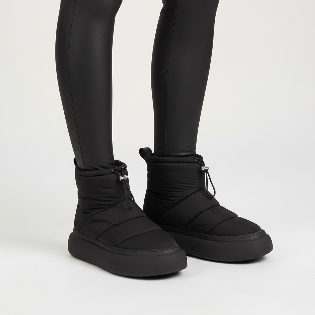 Nimis - Nylon Boots with Shearling Lining