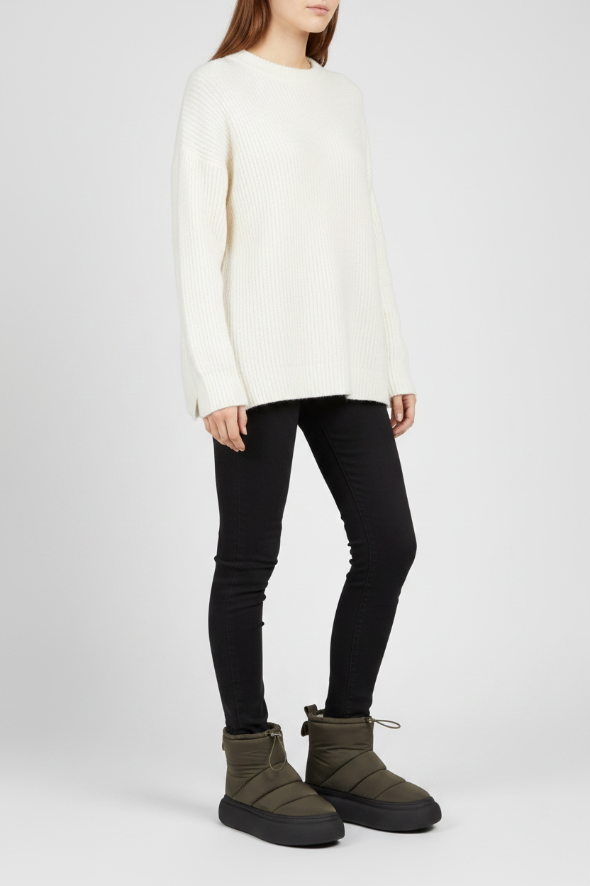Nimis - Nylon Boots with Shearling Lining