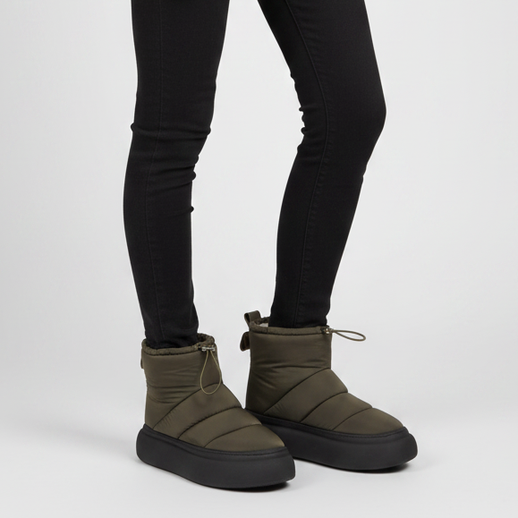 Nimis - Nylon Boots with Shearling Lining