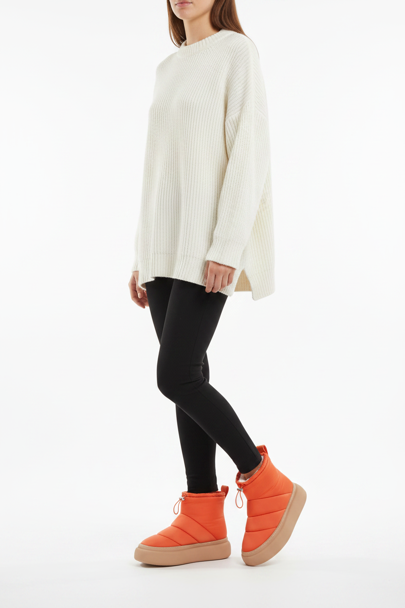 Nimis - Nylon Boots with Shearling Lining