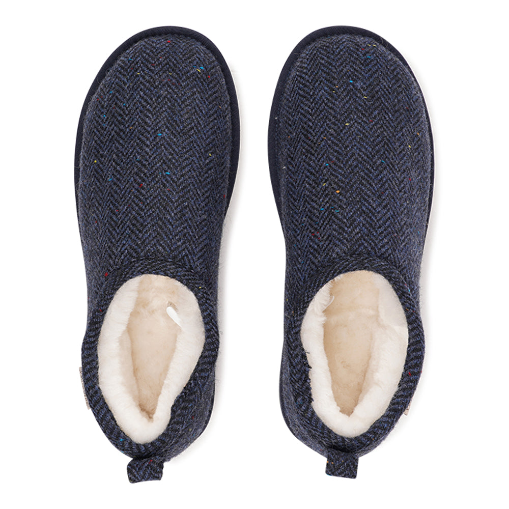 Palpana Wool - Closed Wool Slippers with Shearling Lining