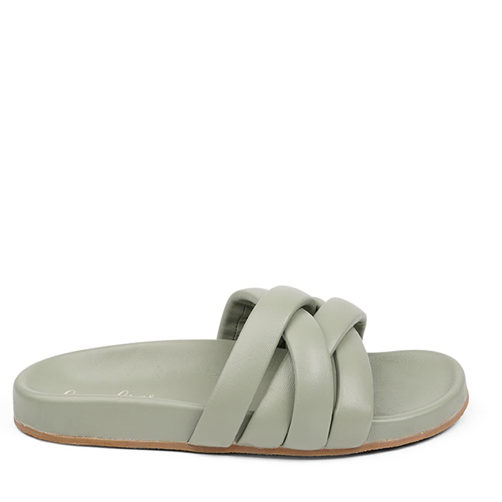 Lovelies Studio - These soft nappa leather sandals come with 4 puffy leather straps for the best fit, comfort and style With its delicate and soft fabrics, you feel at ease and elegant at the same time. The easy to-go sandals will fit to your feminine dress or your summer jeans.