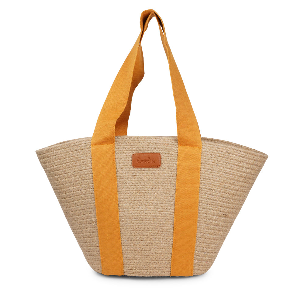 Lovelies Studio - Bring effortless style to your summer days with Peppino, our beautifully crafted beach bag made from natural jute. Lightweight yet durable, Peppino is designed to carry all your essentials while adding a touch of rustic elegance to any outfit.
The standout colorful handle brings a fun, vibrant twist to the bag’s natural texture, making it the perfect accessory for beach trips, market strolls, and sunny getaways. Spacious, stylish, and easy to pair with your favorite summer looks, Pep